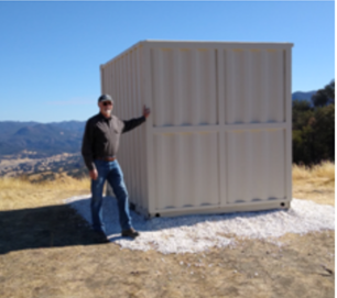 Contianer On Herenandez Peak